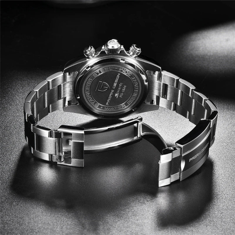 Relógio PAGANI DESIGN aço inoxidável masculino 40mm